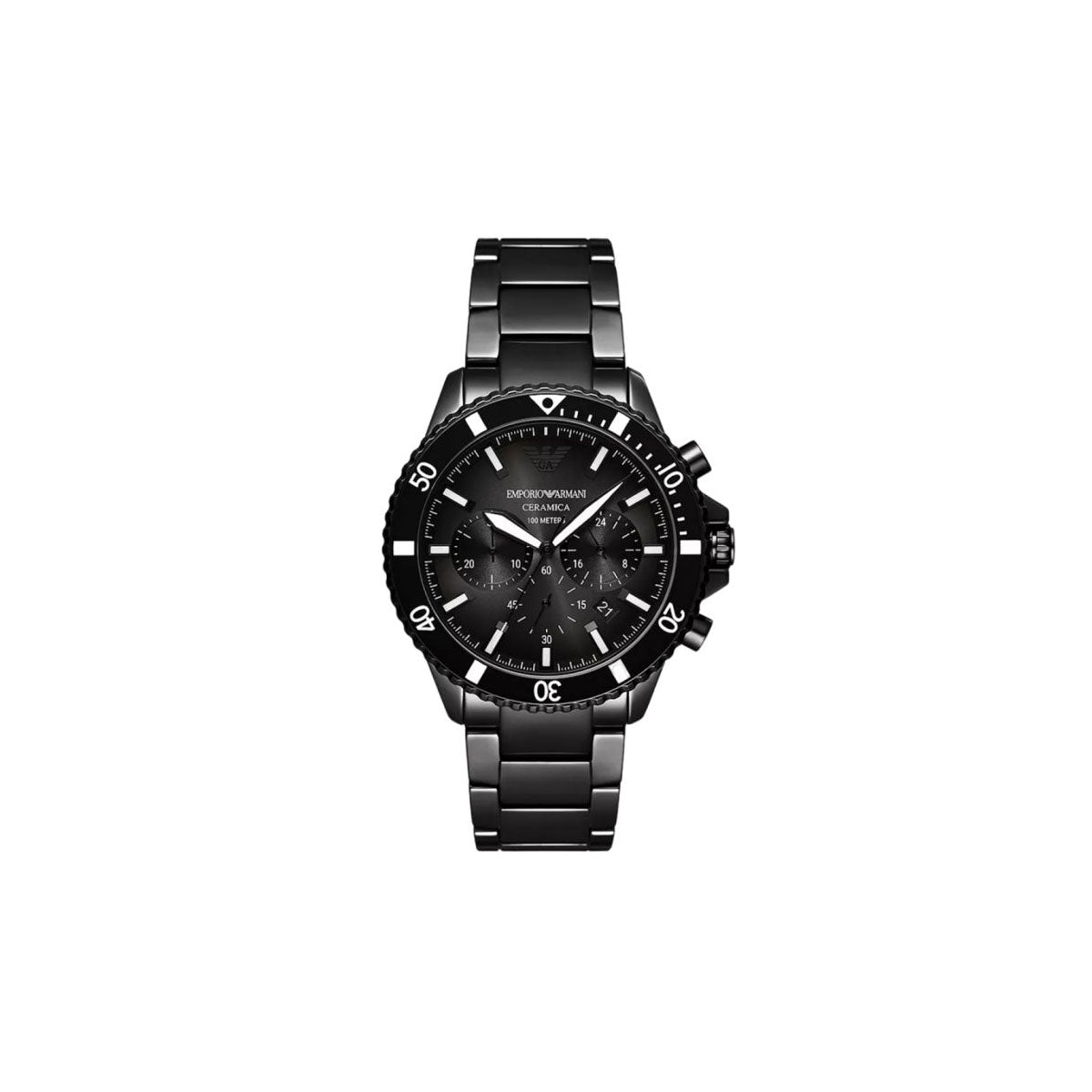 Emporio Armani AR70010 Men's Watch 43 Mm Black